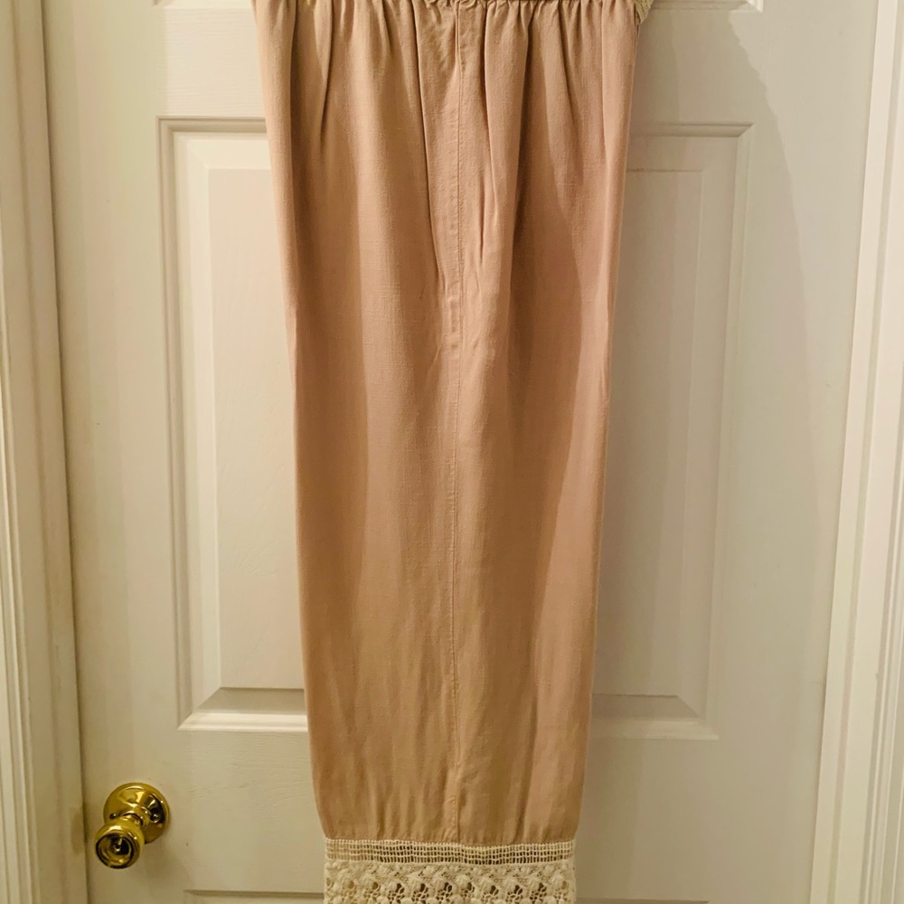 Linen capris